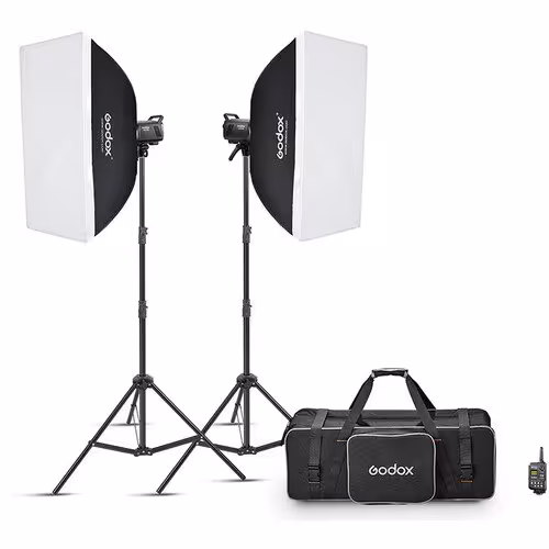 کیت فلاش استودیویی گودکس Godox MS200-V Monolight Kit 2 Light