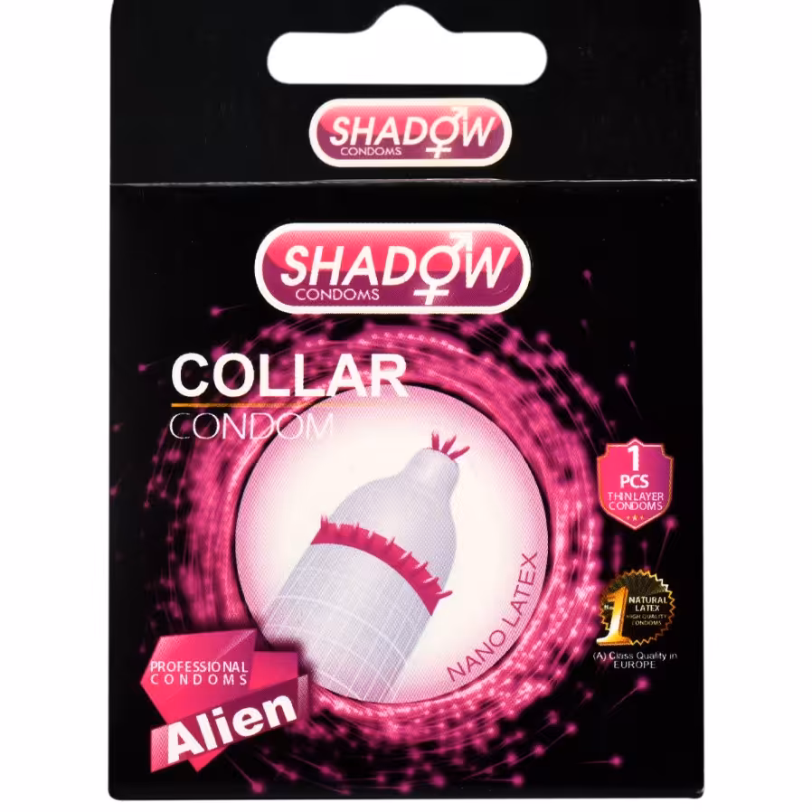 کاندوم فضایی طوقی شادو مدل Collar بسته 1 عددی(انقضا2024.05)