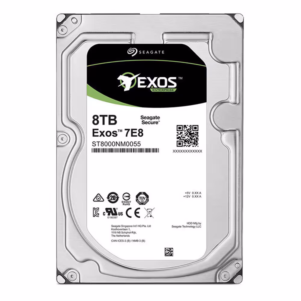 هارددیسک اینترنال سیگیت مدل Exos ST8000NM0055 ظرفیت 8 ترابایت