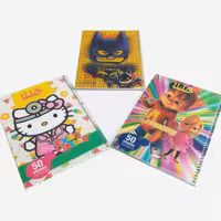 دفتر 50 برگ سیمی جلد طلقی ایلیا