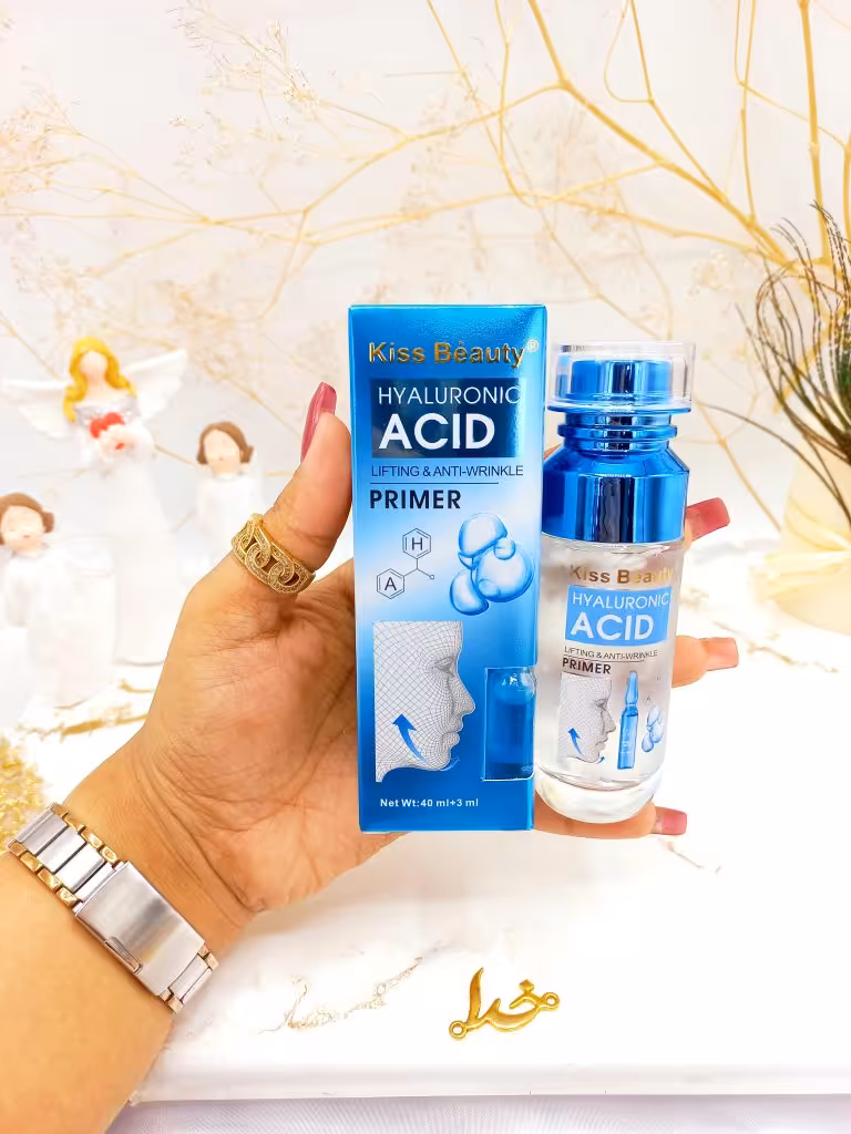 پرایمر لیفتینگ و ضد چروک قوی هیالورونیک اسید کیس بیوتی kiss beauty کد 682180