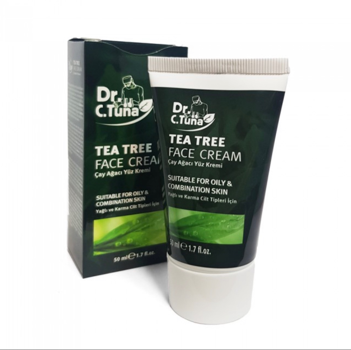 کرم آبرسان صورت درخت چای فارماسی 50 میلی لیتر