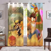 پرده سه بعدی گیمینگ طرح کراش BA-9533-