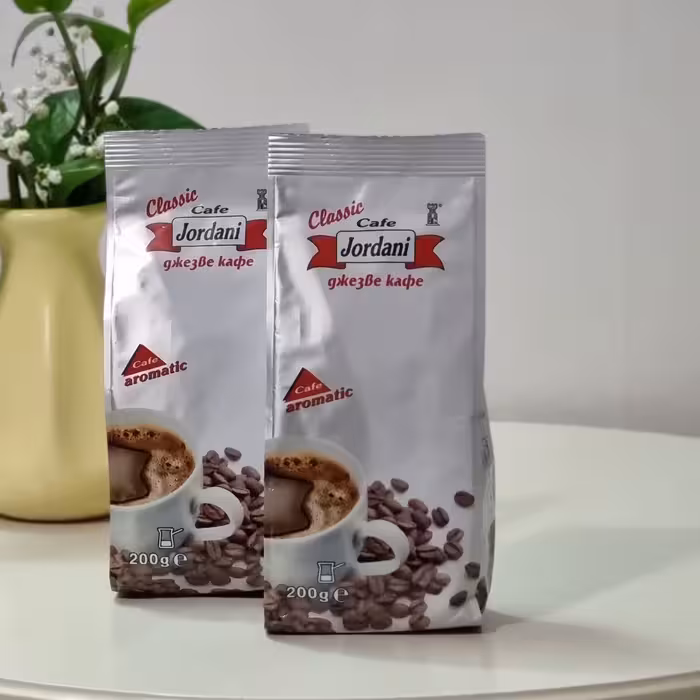 پودر قهوه  کلاسیک  200گرمی خیلی خوش خوراک با کافئین کمتر محصول اروپا 