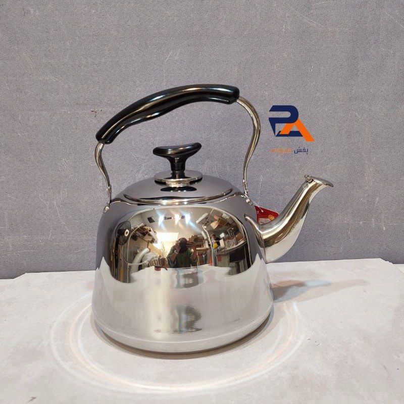 کتری استیل سوتی کتری دسته مشکی کتری 3لیتری باکیفیت و مقاوم