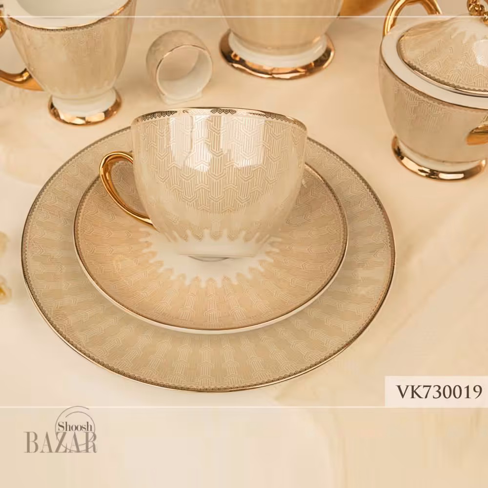 سرویس چینی 129 پارچه بن چاینا بی وی کی کد 730019