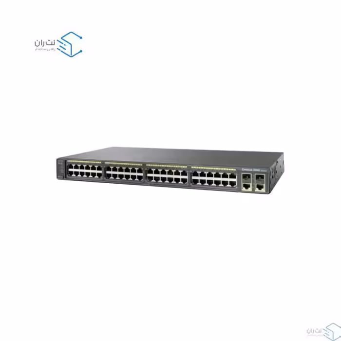 قیمت و خرید سوییچ شبکه 48 پورت   2 پورت SFP سیسکو مدل 2960-48TC-L | نت ران