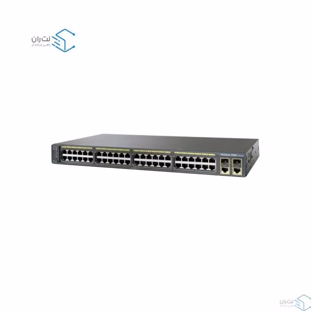 قیمت و خرید سوییچ شبکه 48 پورت   2 پورت SFP سیسکو مدل 2960-48TC-L | نت ران