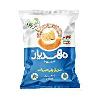 پفک حبوبات پنیری سالم و ارگانیک 50 گرمی مهدیار(سویق پفی غلات کامل پنیری)