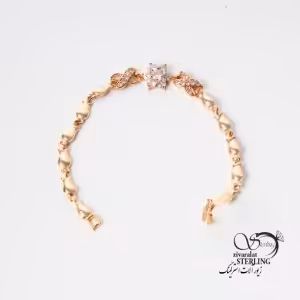 دستبند طرح طلا رنگ ثابت