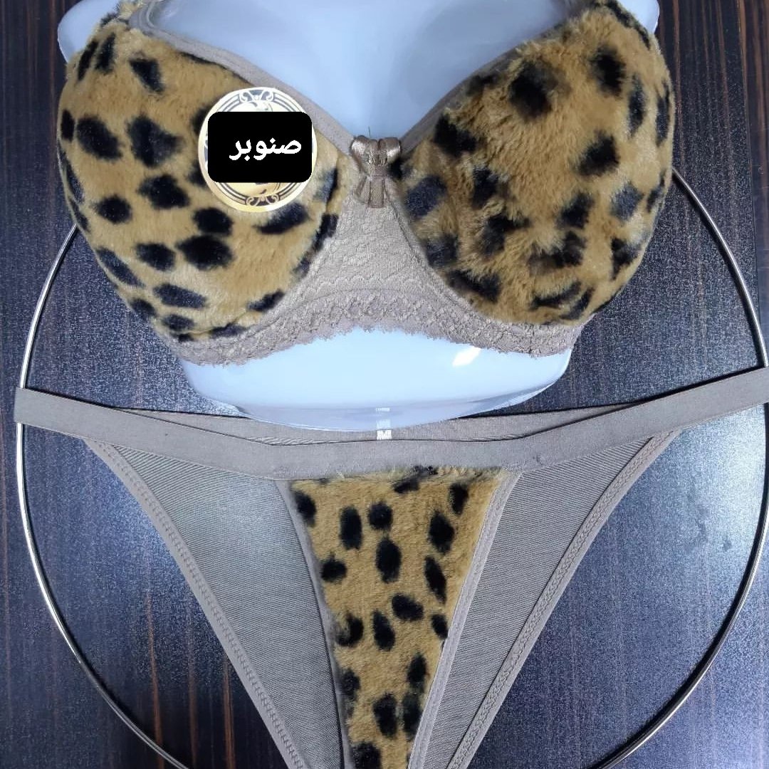 ست سوتین و شورت تدی پلنگی