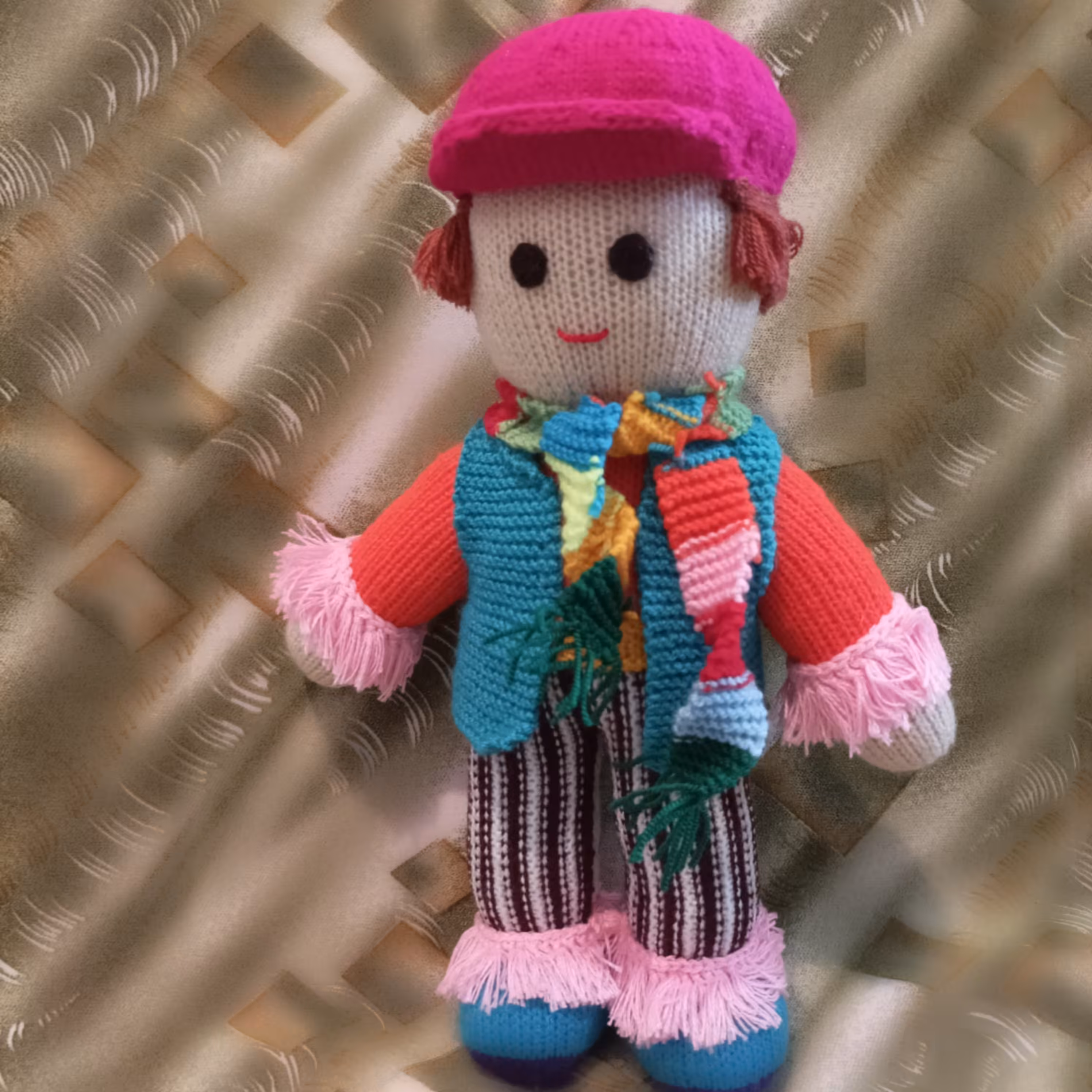 عروسک بافتنی پدر