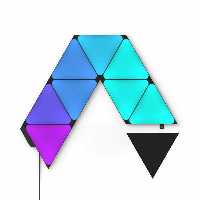 خرید پنل هوشمند روشنایی 9 تکه نانولیف Nanoleaf Limited Edition Ultra Black Triangles Smarter Kit با بهترین قیمت