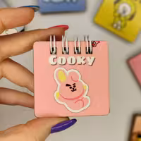 دفترچه یادداشت چوبی کوچک خرگوش  اکلیل دار 1