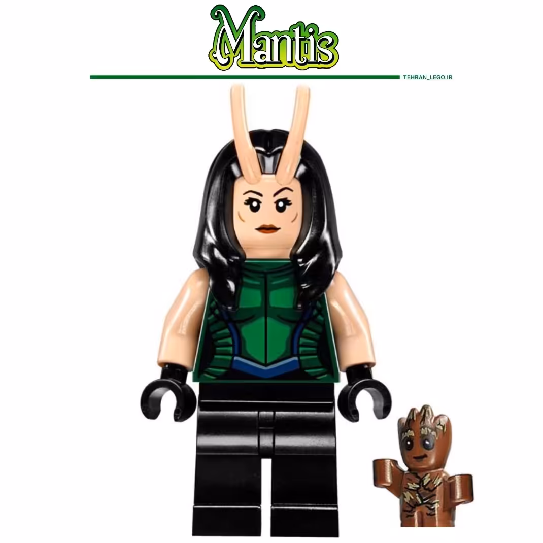 مینی فیگور لگو مانتیس همراه با گروت