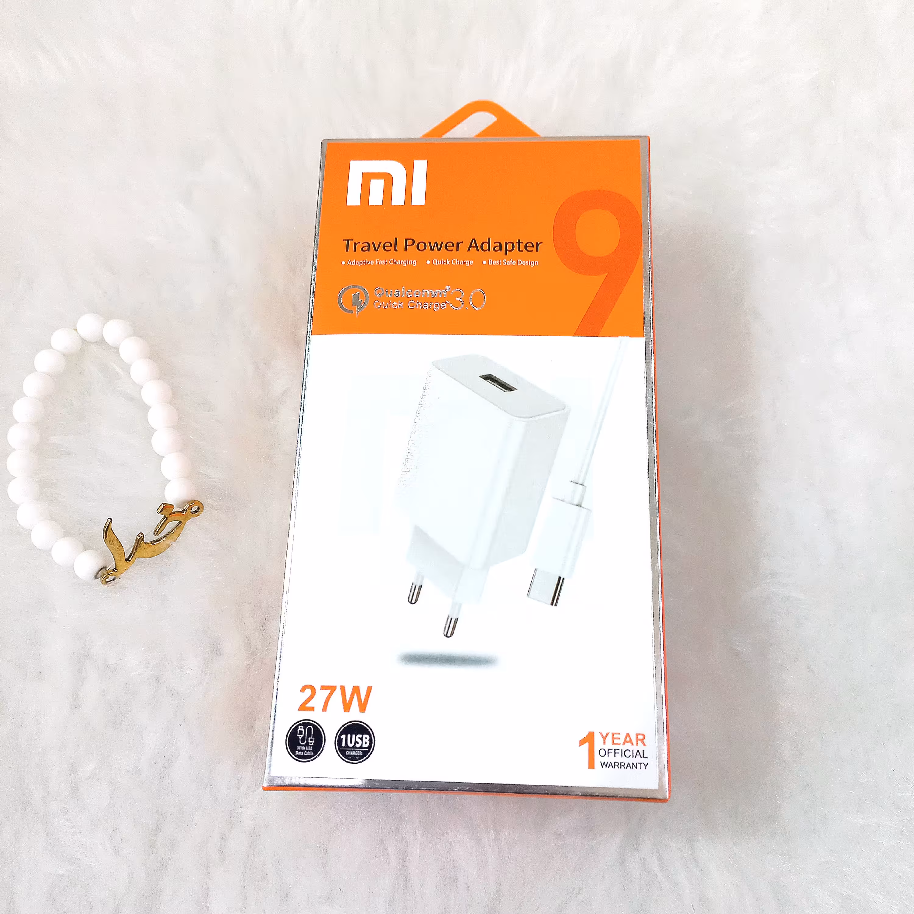 پک کابل شارژ وکلگی مارک  شیائومی  Type  c رنگ مشکی .