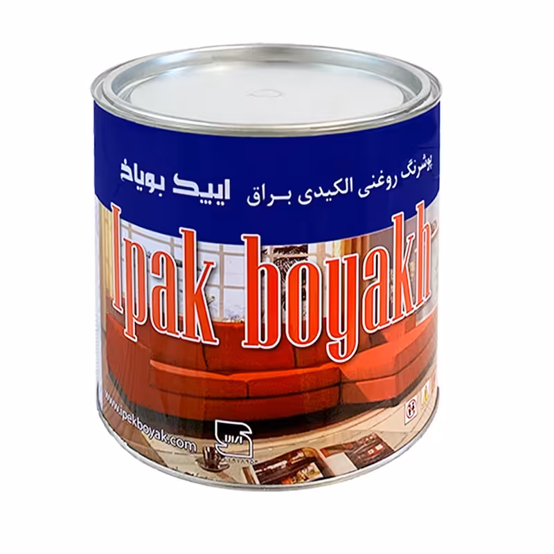 رنگ روغنی مشکی  براق ایپک بویاخ (4 کیلوگرم) هزینه ارسال پس کرایه