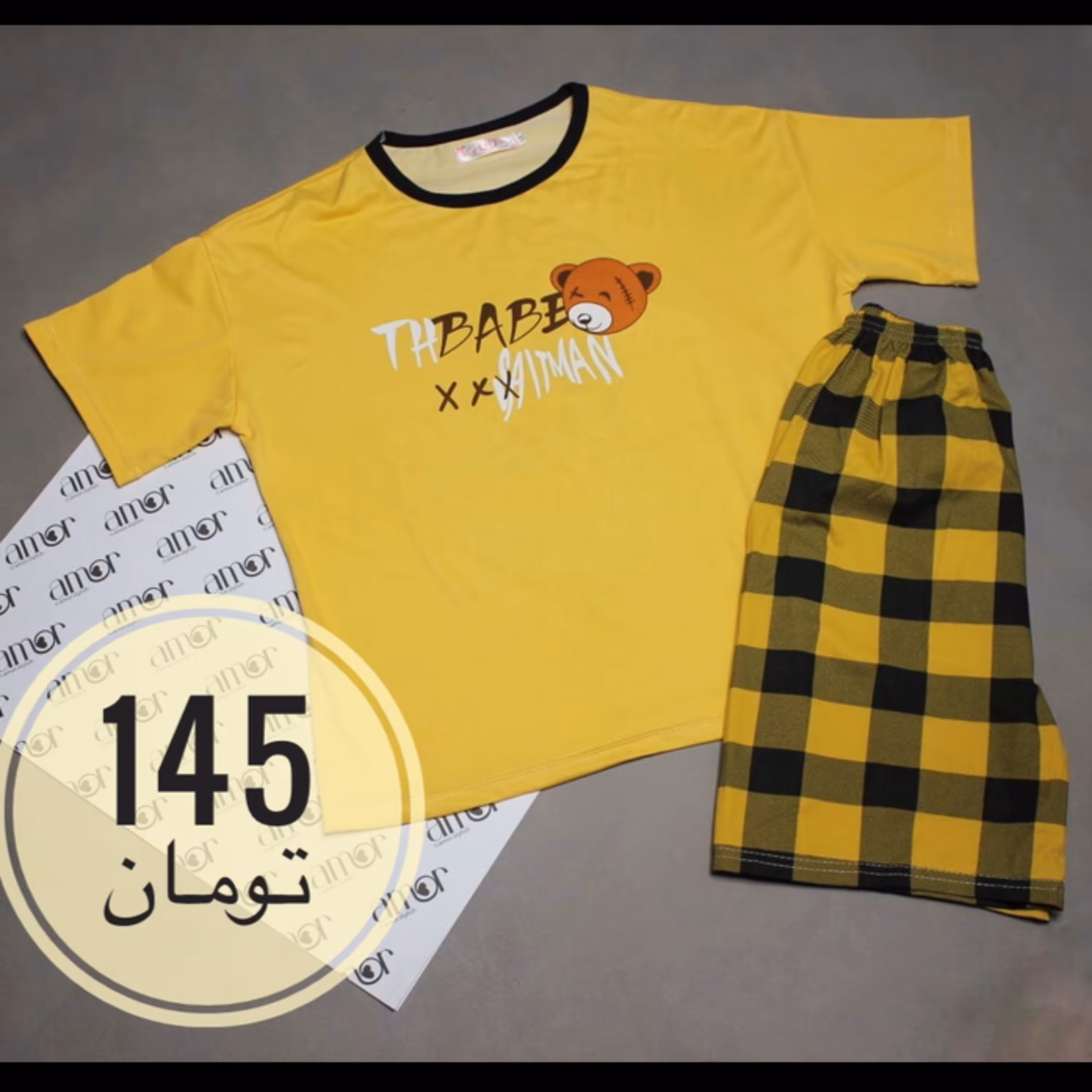 ست تیشرت شورتک 