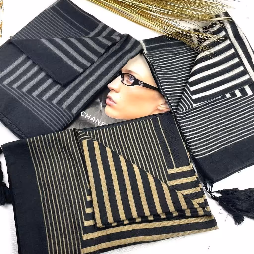 شال موهر منگوله دار پاییزه زمستانه کد 2020