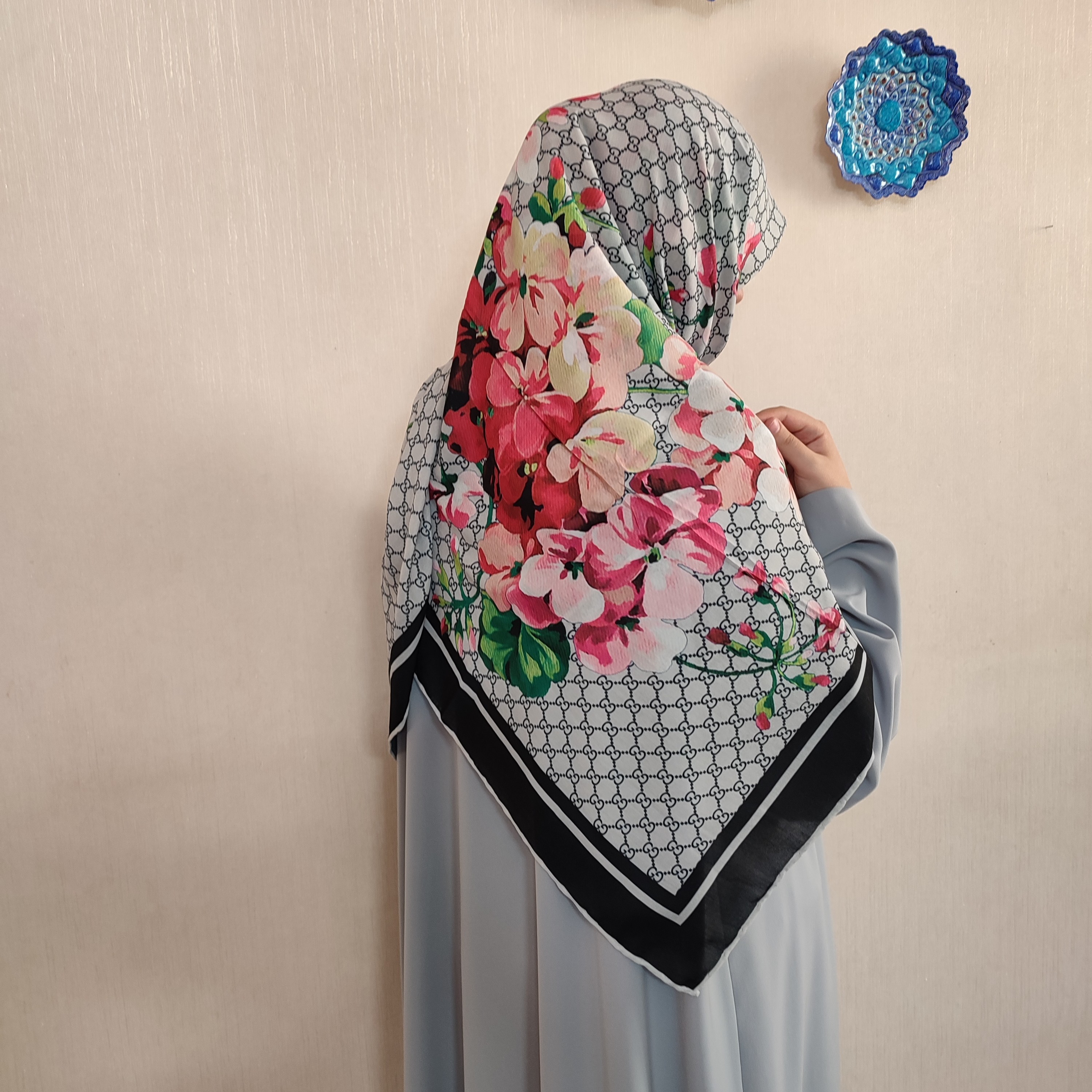 روسری سوپر نخ قواره 140