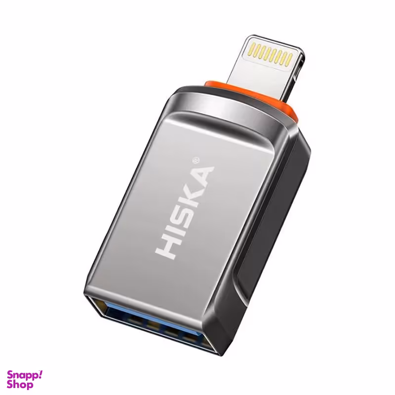 مبدل USB 3.0 OTG به لایتنینگ هیسکا مدل H1