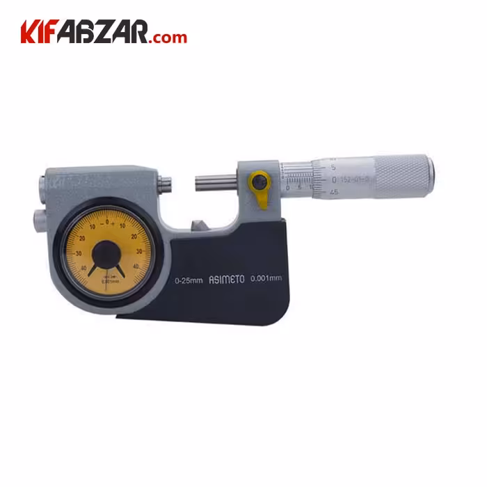 میکرومتر خارج سنج ساعتی آسیمتو مدل 0 152