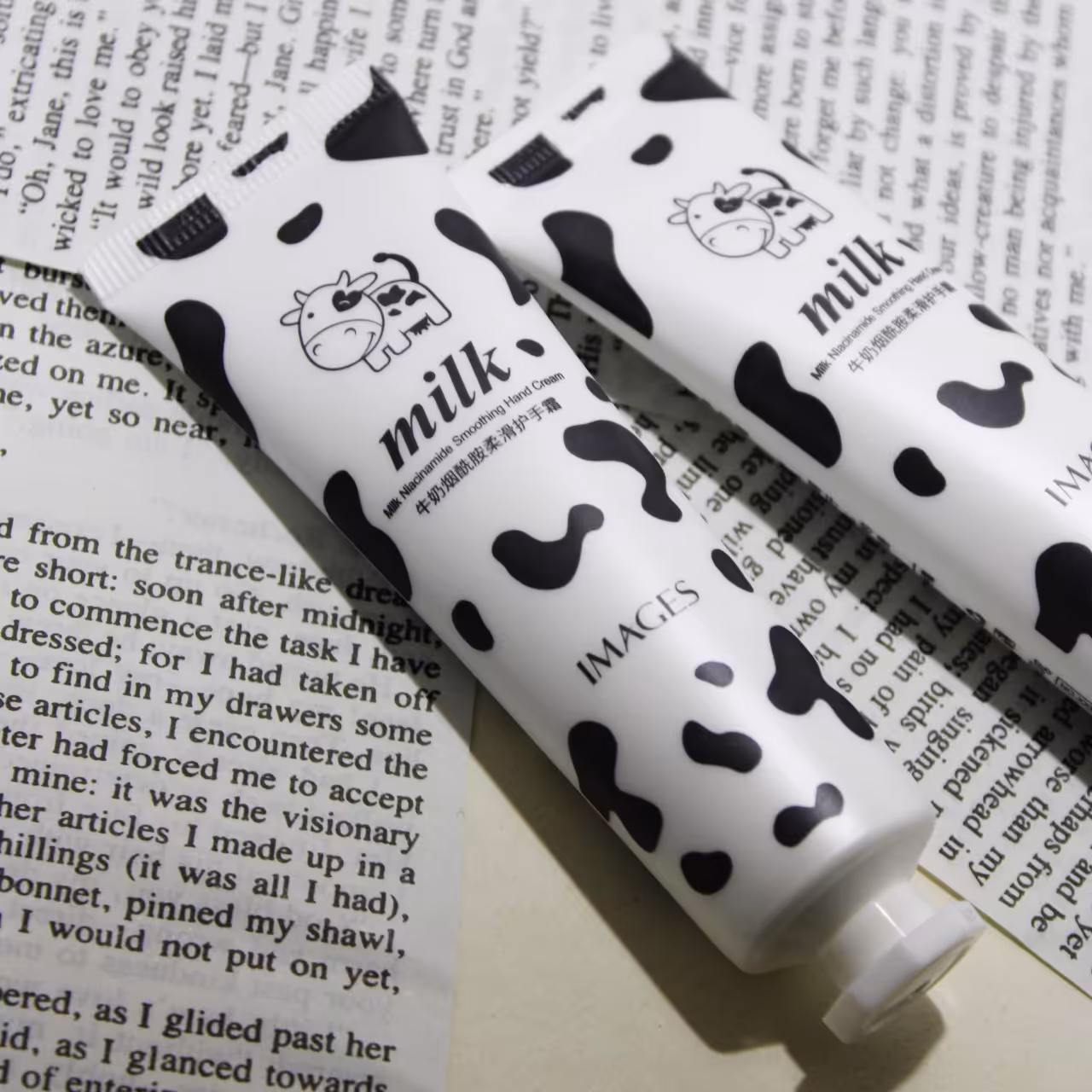 کرم آبرسان و جوان کننده دست و صورت شیر گاو