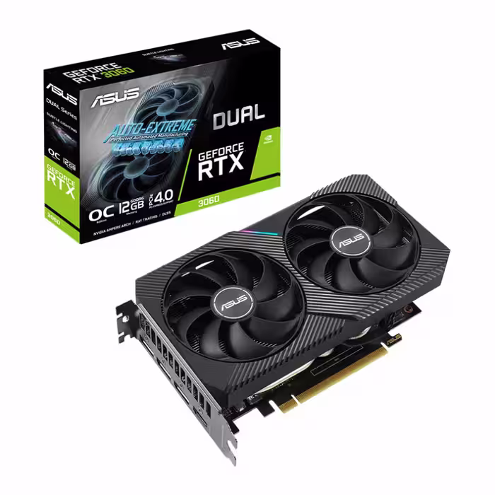 کارت گرافیک ایسوس Dual RTX 3060 O12GB