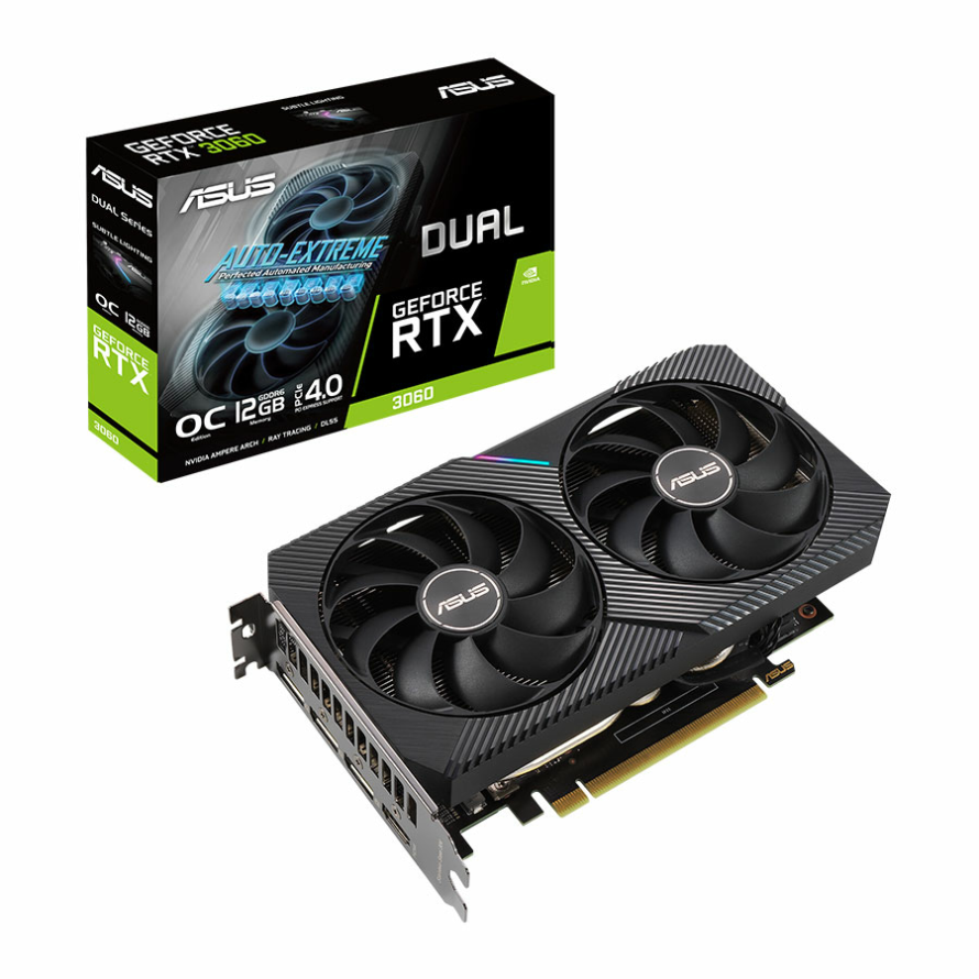 کارت گرافیک ایسوس Dual RTX 3060 O12GB