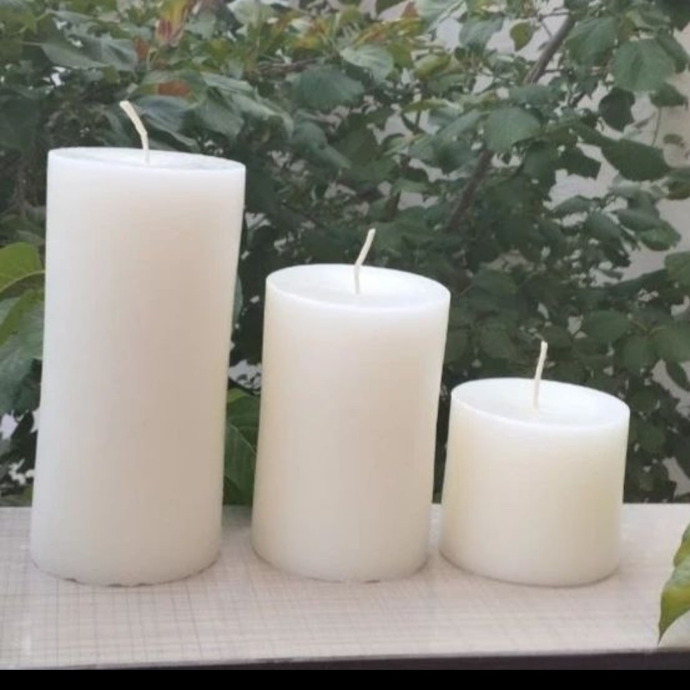 ست شمع استوانه ای قطر 8 