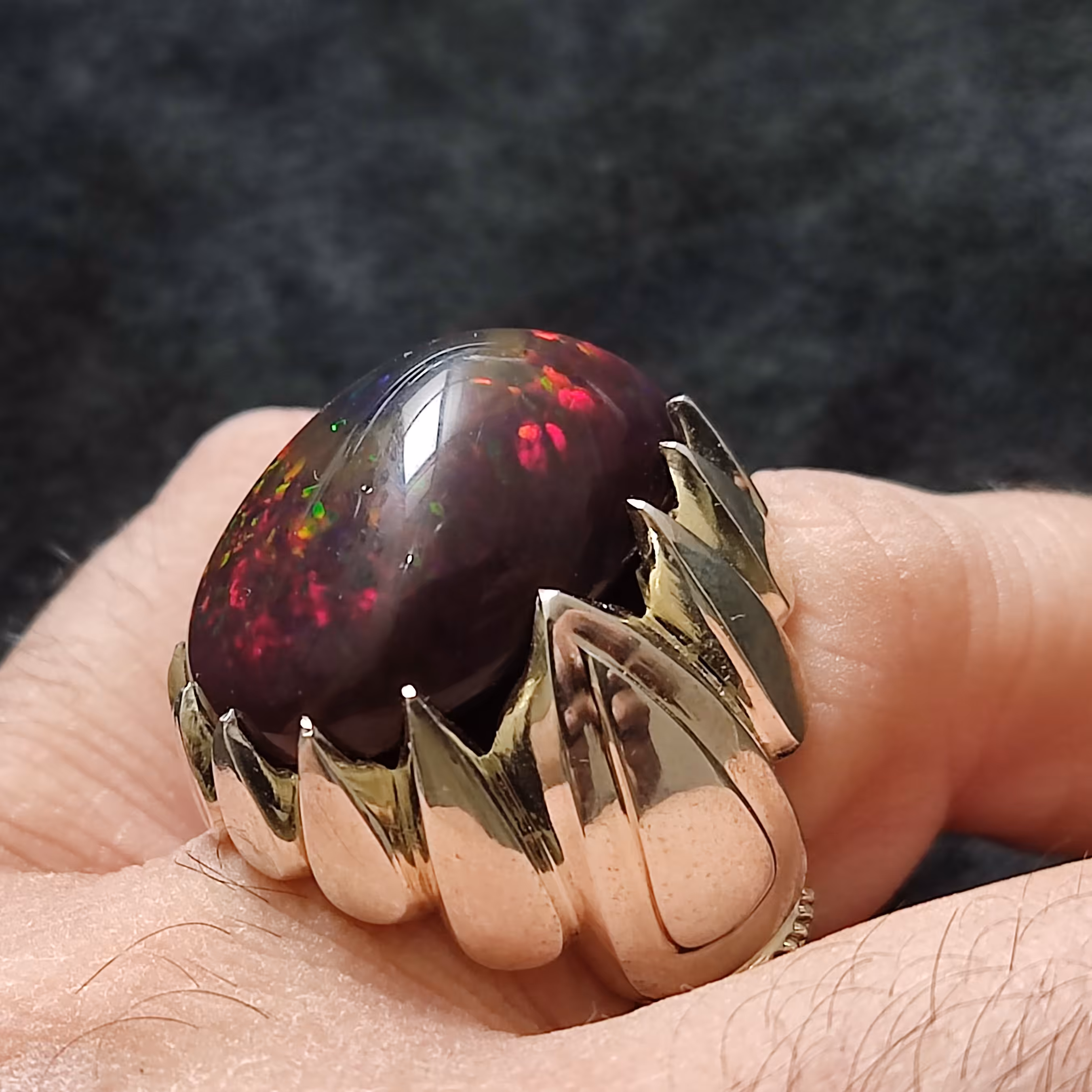 اوپال غول پیکر اتیوپی اصلی خاص رکاب دستساز