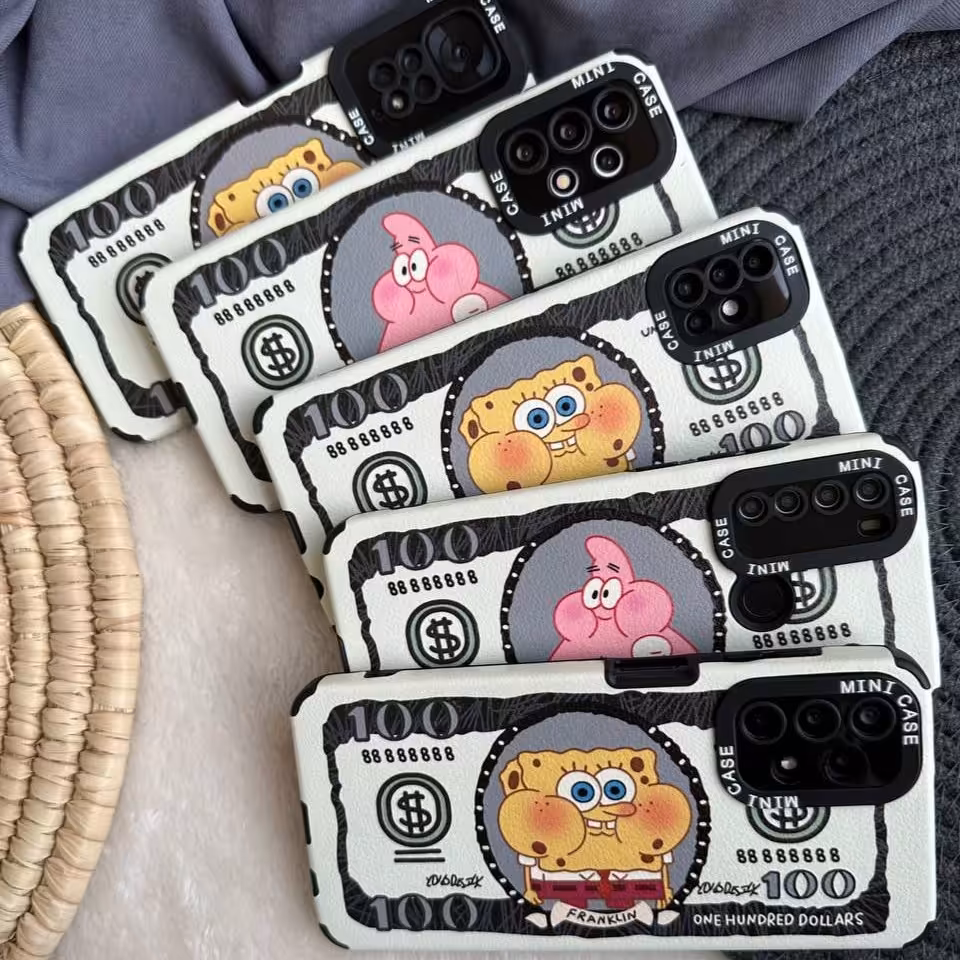 قاب گوشی مدل دلارپاتریک باب اسفنجی