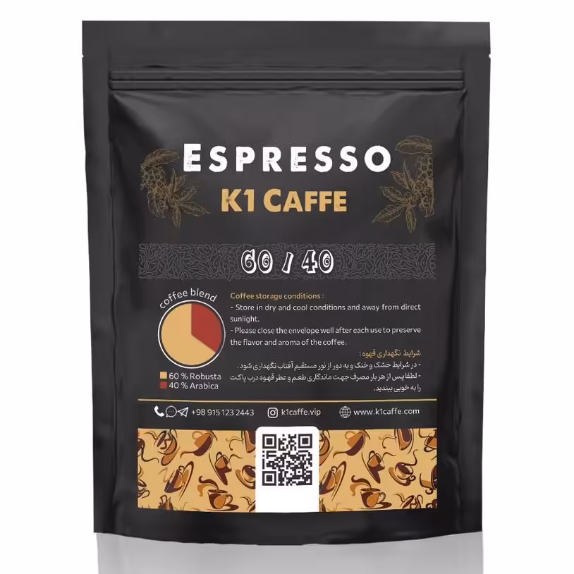 قهوه اسپرسو 40 60 کیوان کافی 