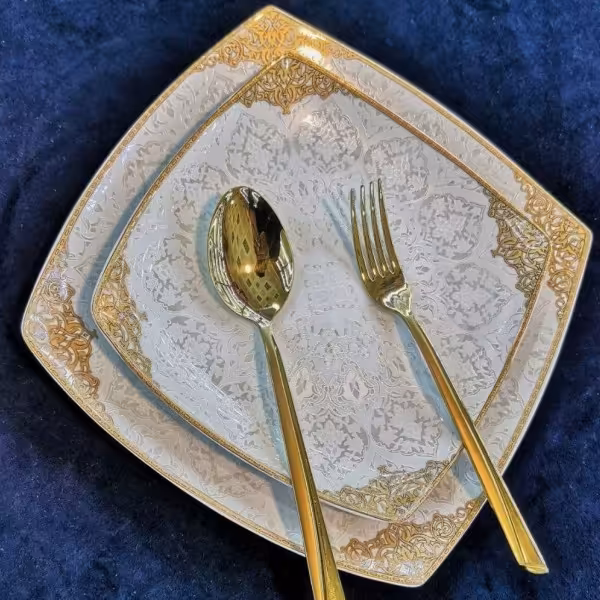 چینی پردیس طرح بوگاتی طلایی