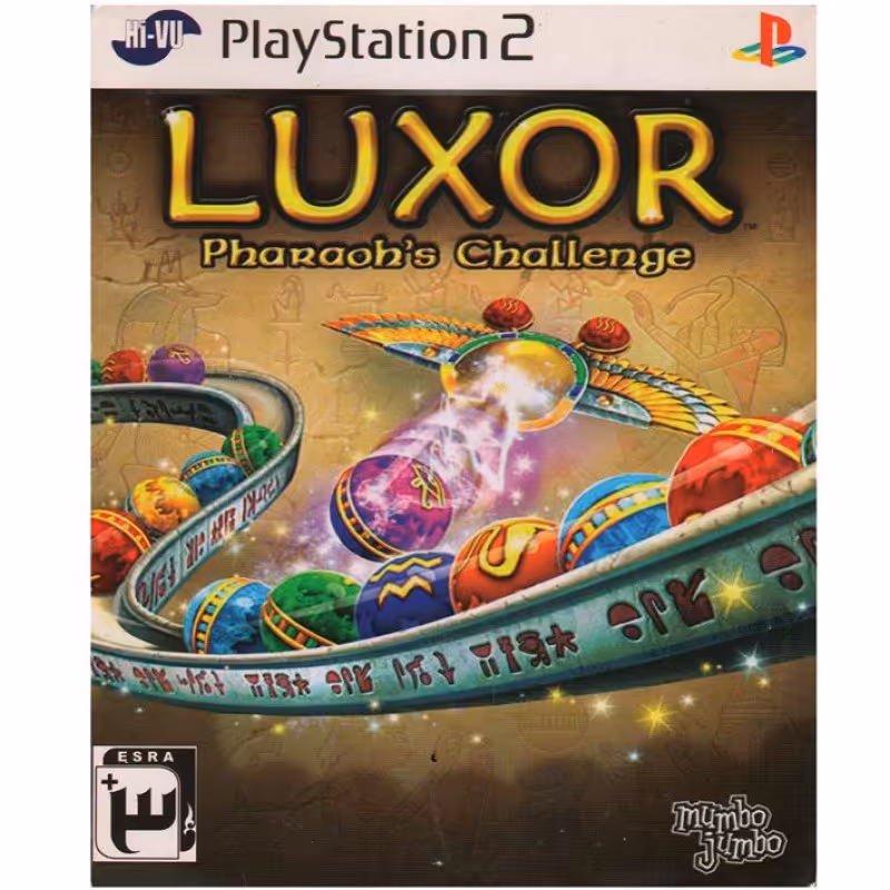 بازی LUXOR Pharaohs Challenge مخصوص پلی استیشن 2