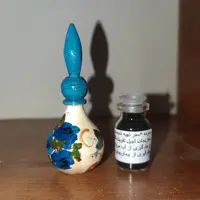 پک سرمه پودری و جا سرمه چوبی جا سرمه سنتی سرمه چهار مغز 
