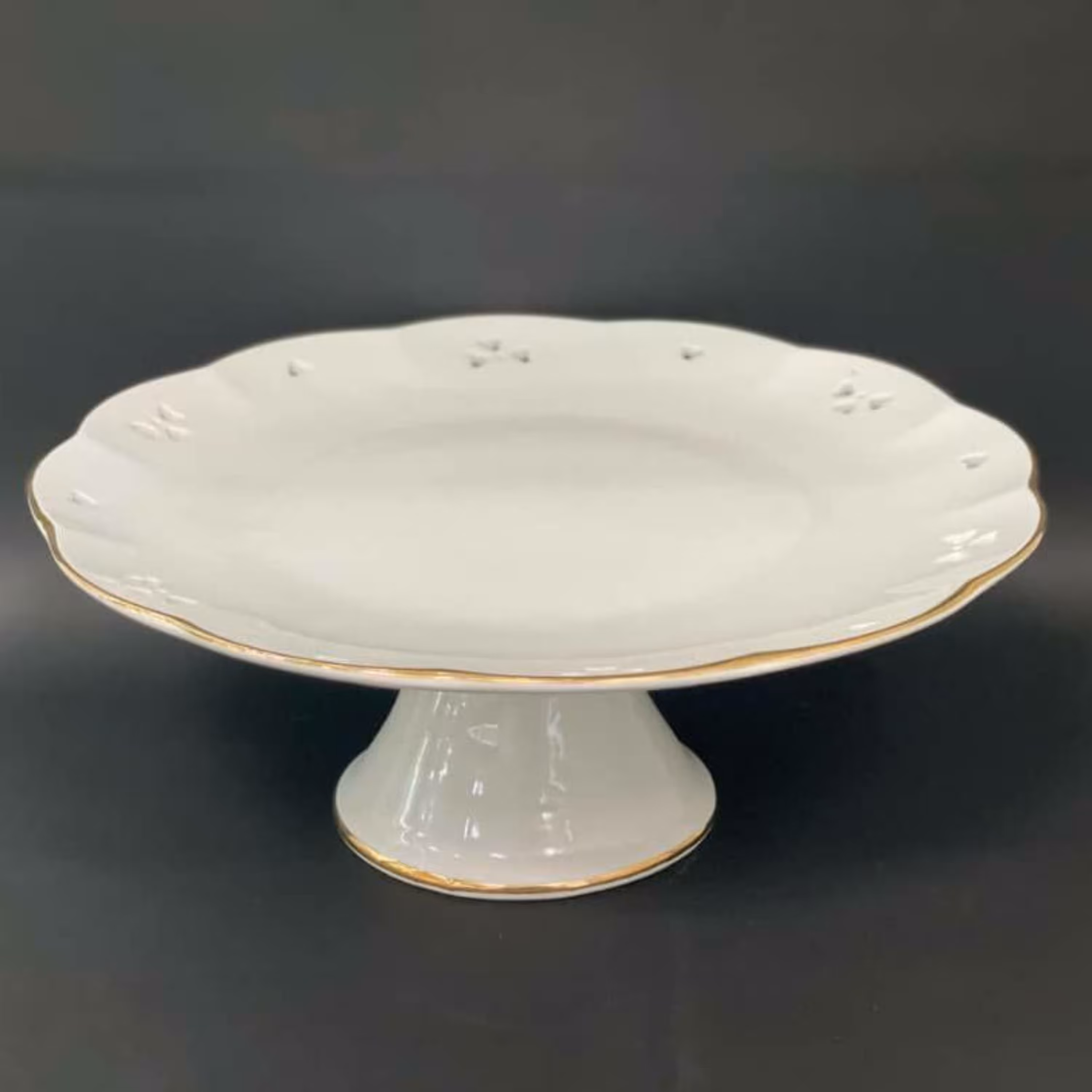 شیرینی خوری پایه دار خط دار 4عددی عمده