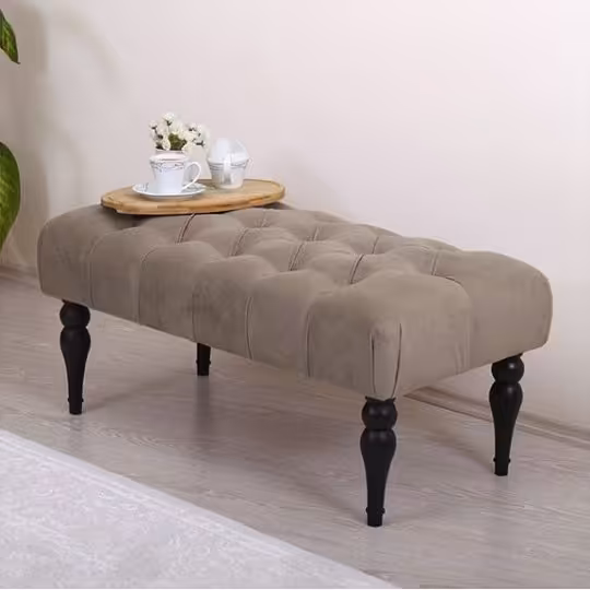 نیمکت صندلی چوبی پاف تحویل در باربری مقصد (پس کرایه)