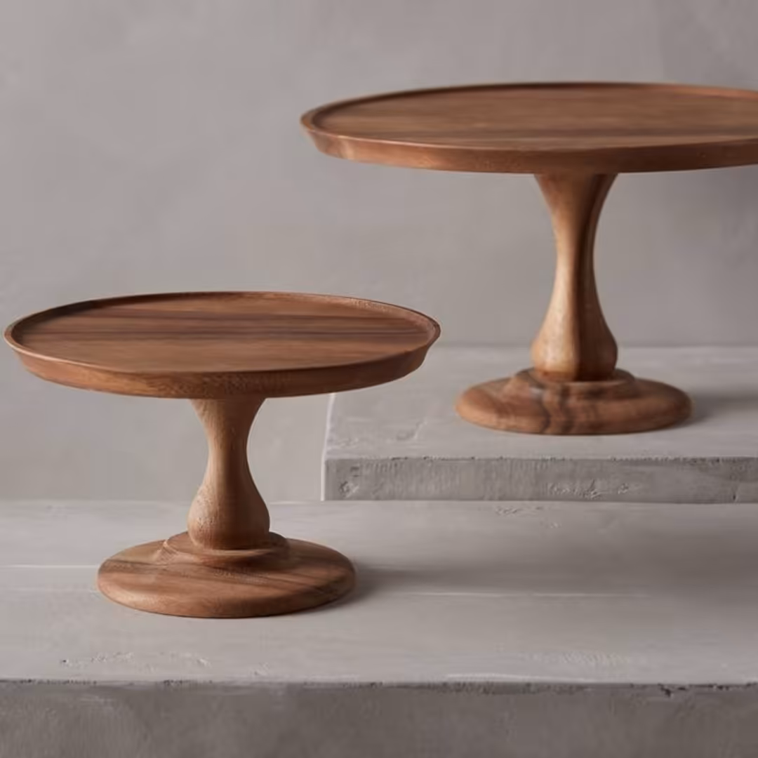 شیرینی خوری چوبی(پایه کیک)