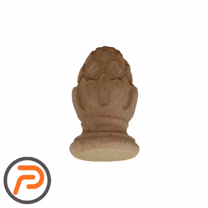 سرستون چوبی آناناسی 8.5 سانتیمتر