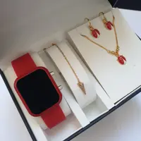 ساعتمچی مردانه ال ای دی نارنجی.. led