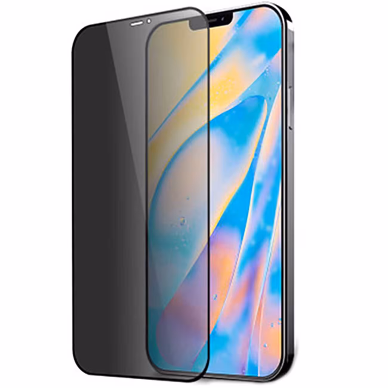 گلس حریم شخصی تمام صفحه آیفون 14 پرومکس بیسوس (پک دو عددی ) SGBL190302