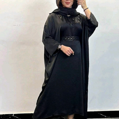 مانتو مجلسی عبایی آلما مدل احلام