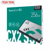 اس اس دی اینترنال تیم گروپ مدل cx2 ظرفیت 256 گیگابایت گارانتی آواژنگ