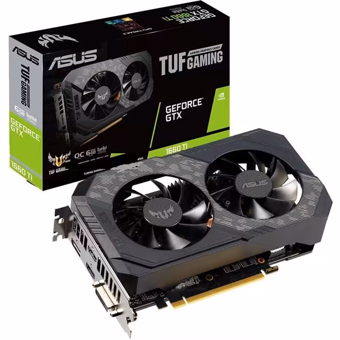 کارت گرافیک ایسوس TUF GAMING GeForce GTX1660TI 6G