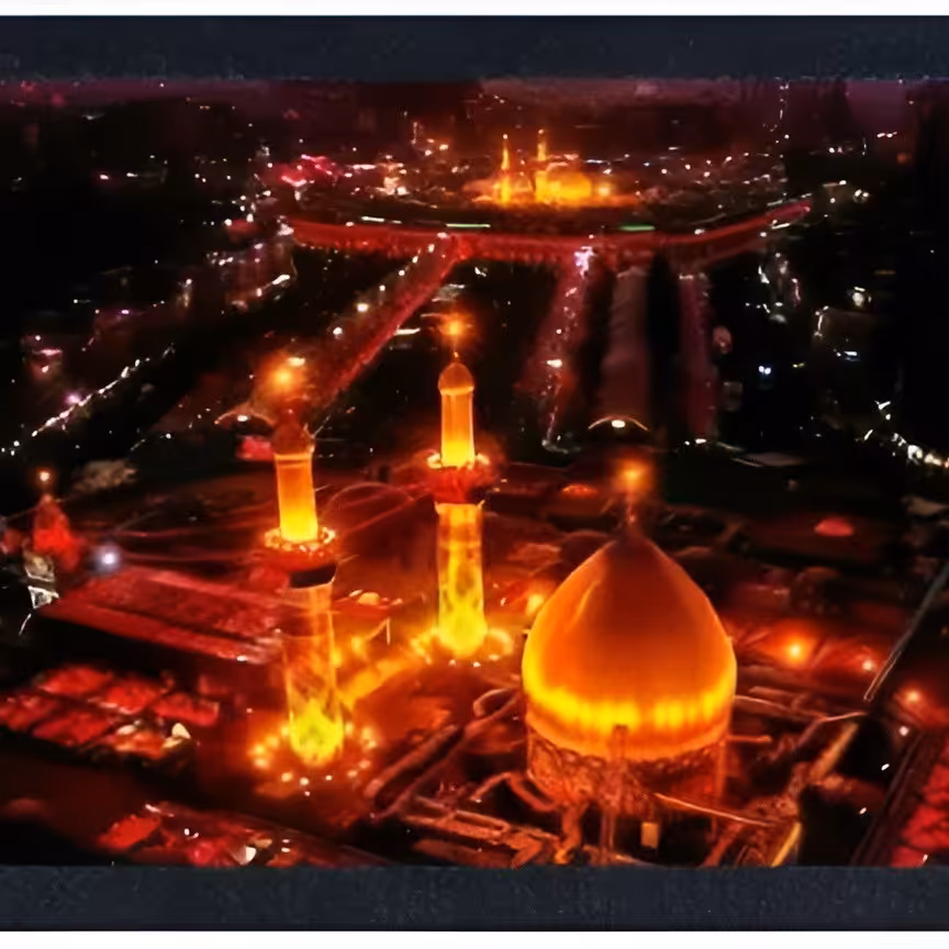 تابلو شب خواب بین الحرمین