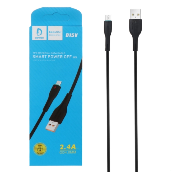 کابل تبدیل USB به microUSB دنمن مدل D15V