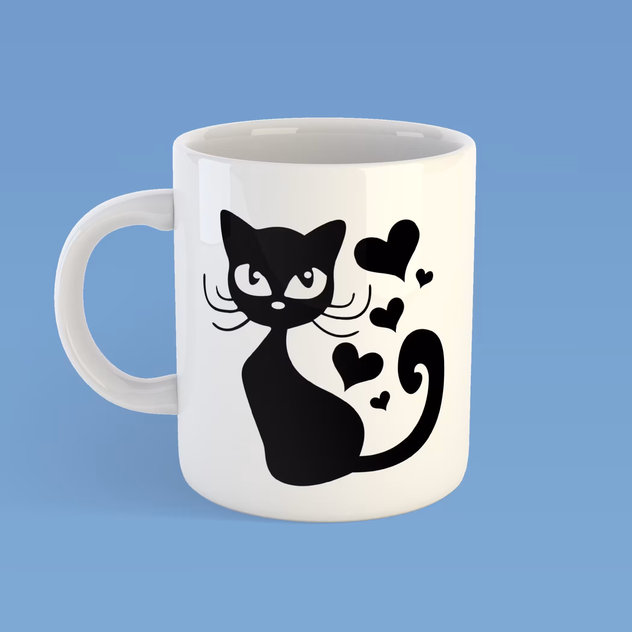 ماگ طرح گربه کد190