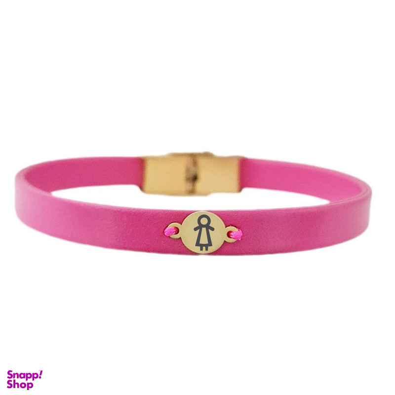 دستبند طلا 18 عیار زنانه لیردا مدل آدمک 7002