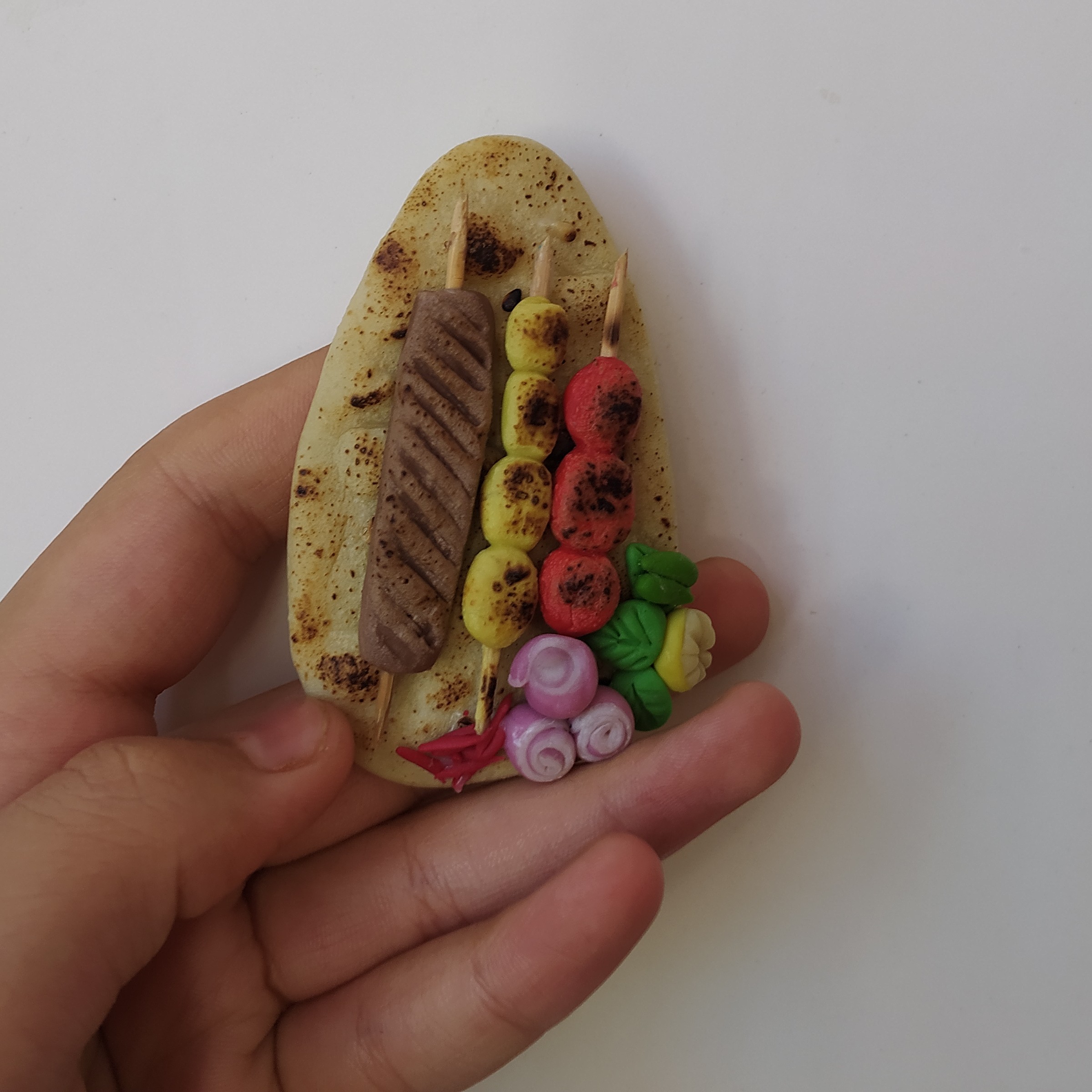 مگنت خمیری طرح نون و کباب
